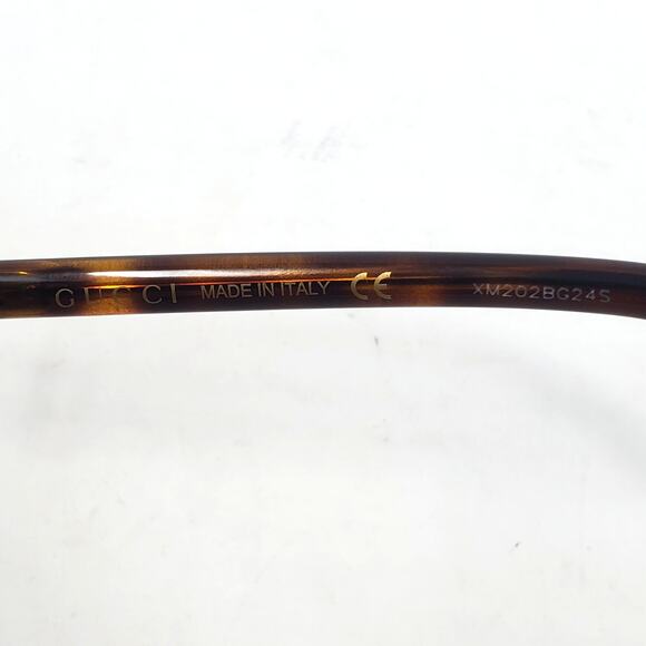 Gucci Oversized Sunglasses Horsebit Detail Square Havana Brown Gold GG0890S NEW - Picture 10 of 13